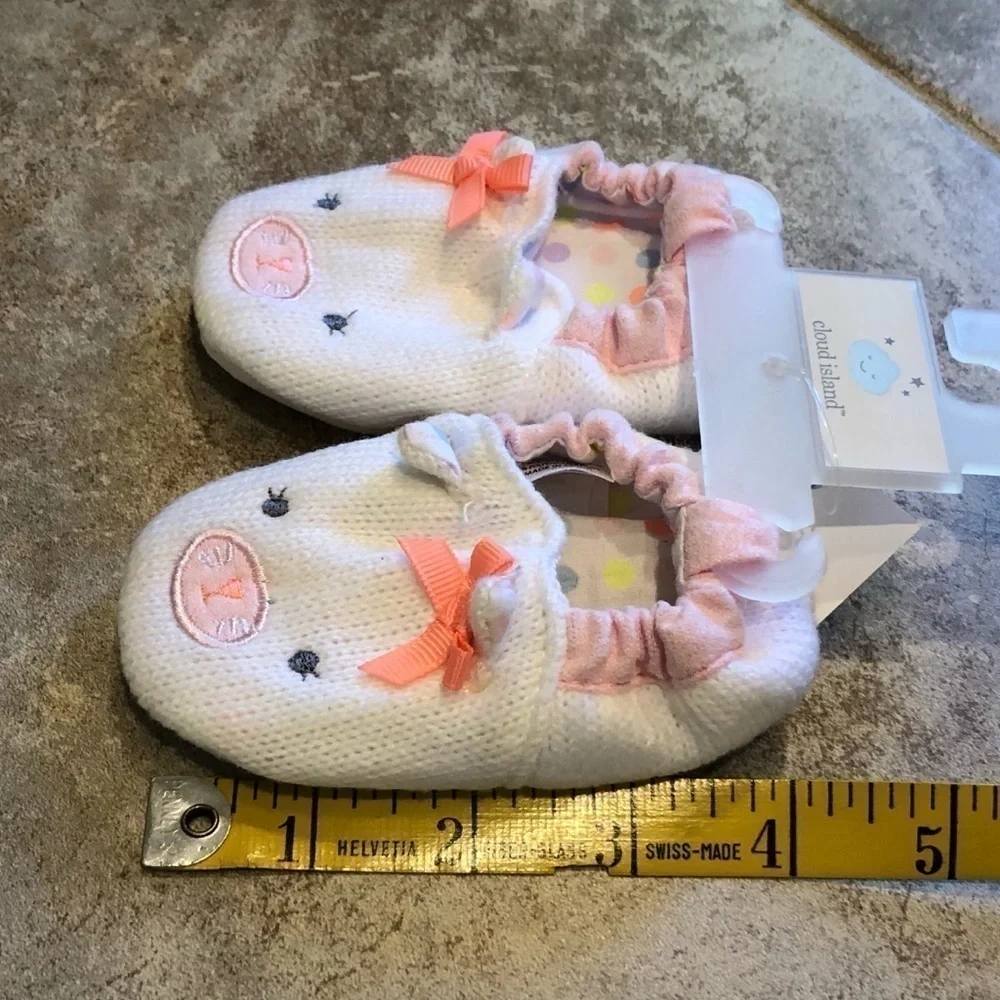 🆕 Baby girl bunny animal knit crib shoes…